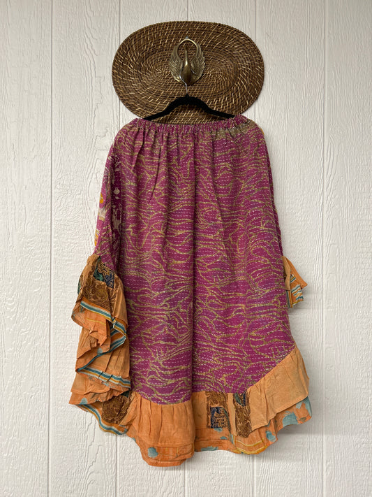 Pareo Kantha Wild Rose Skirt 0426 009