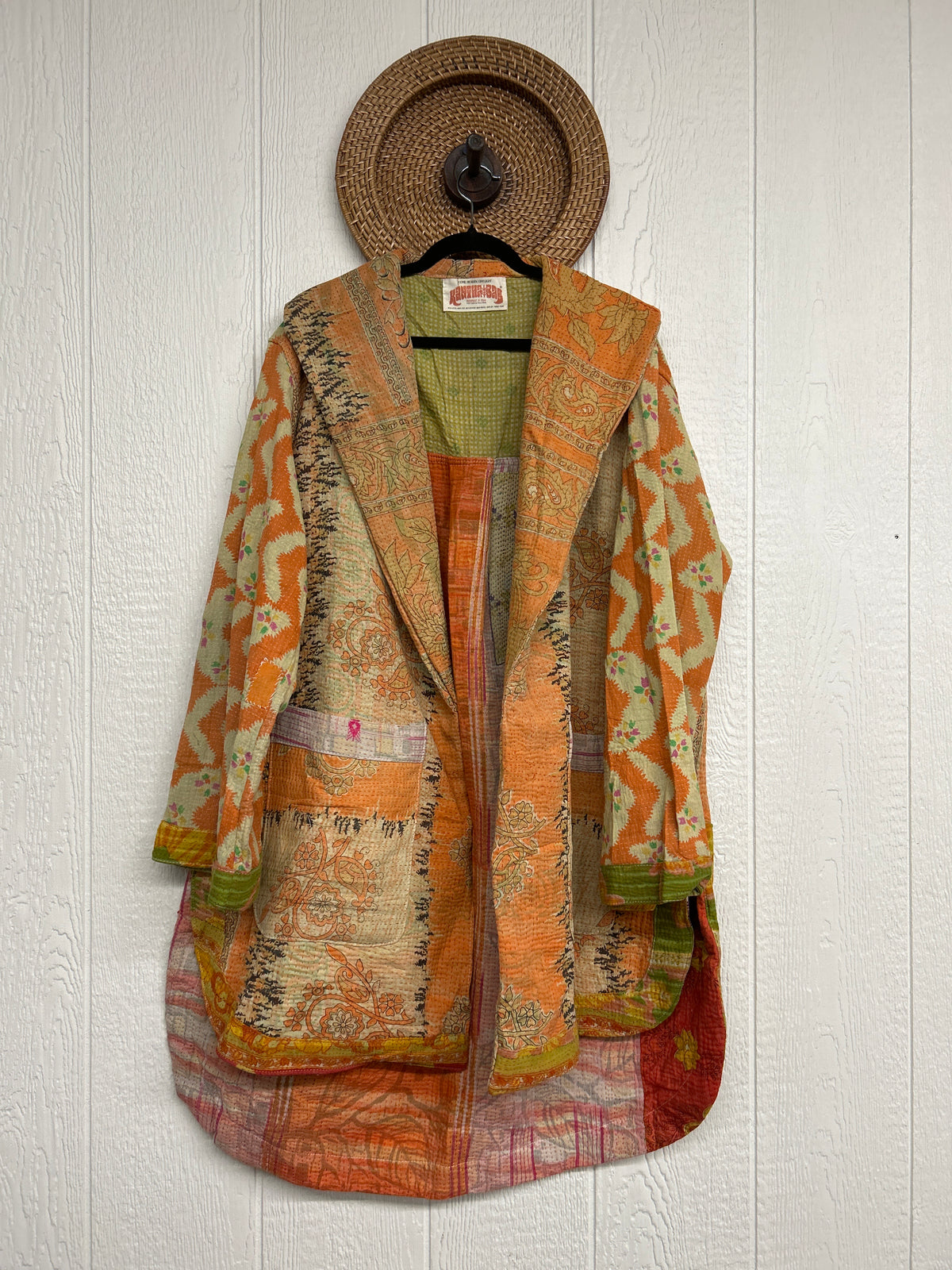 Fine Kantha Drifter Coat 1026 030