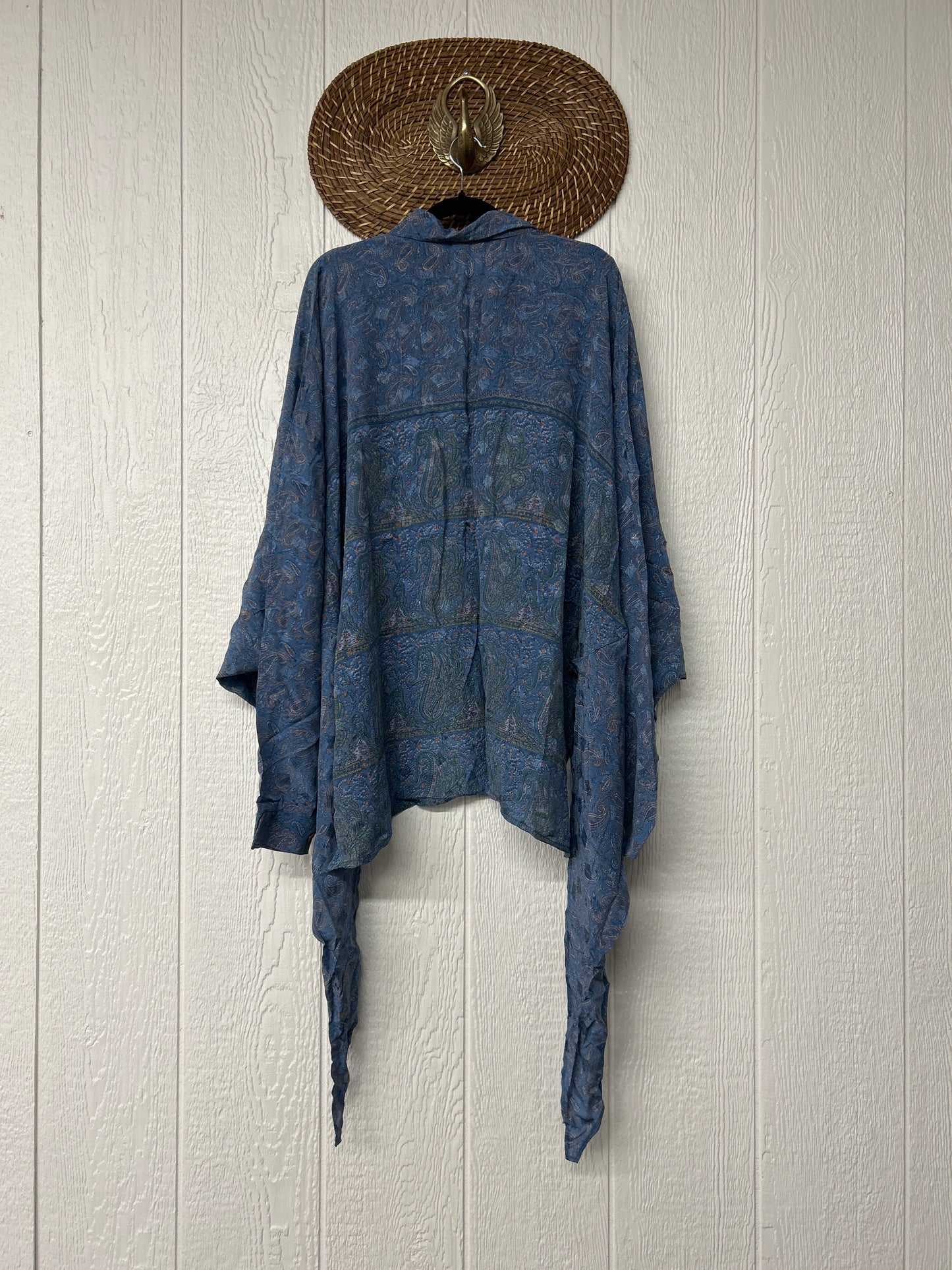 Crepe Sari Nirvana Button Down 1125 100