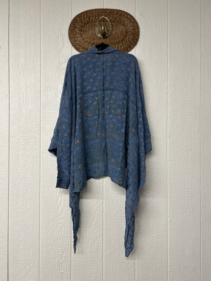 Crepe Sari Nirvana Button Down 1125 100