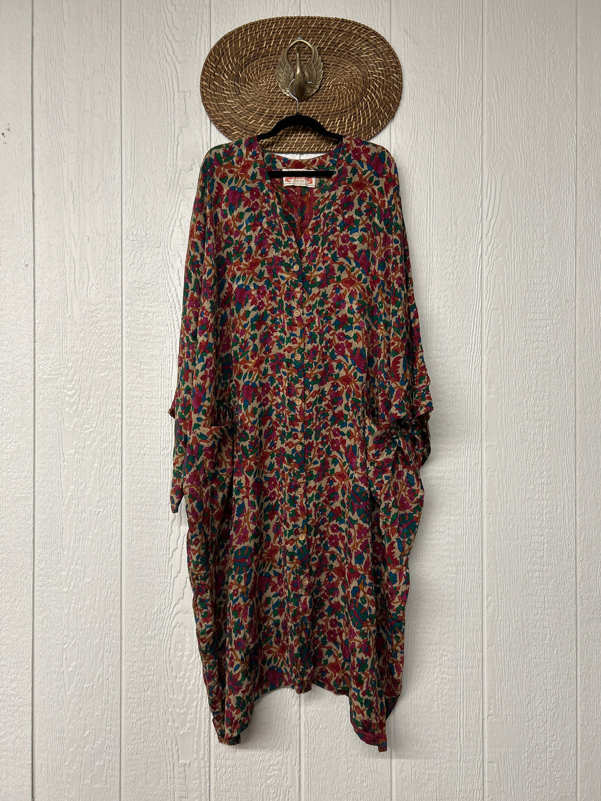 Crepe Sari Gaia Duster Dress 0826 052