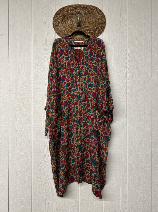 Crepe Sari Gaia Duster Dress 0826 052