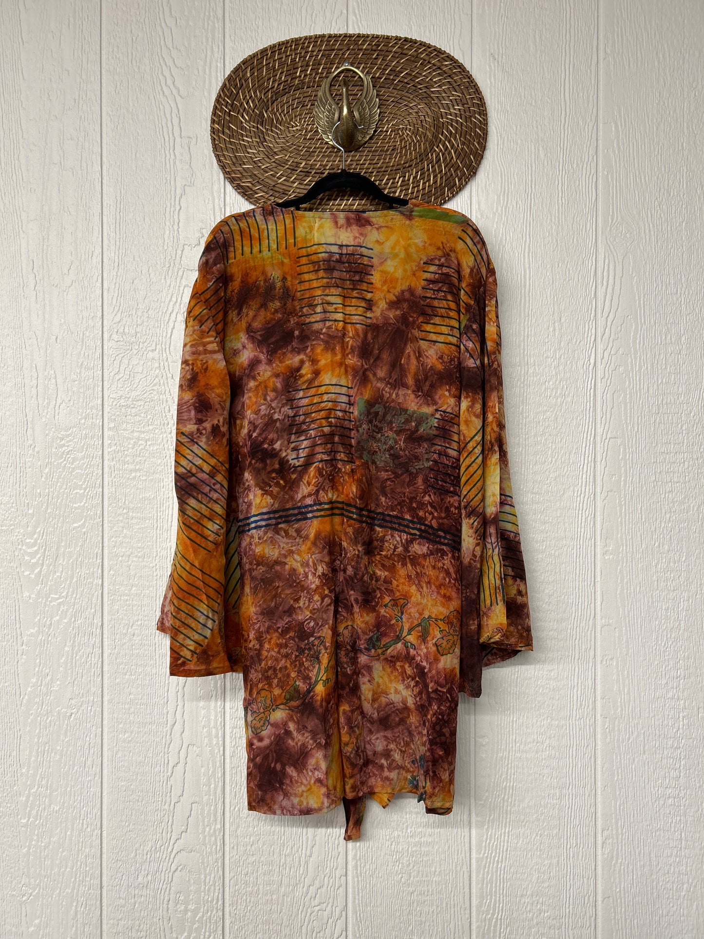 Crepe Sari Shortie Spellbound Kimono 0426 130