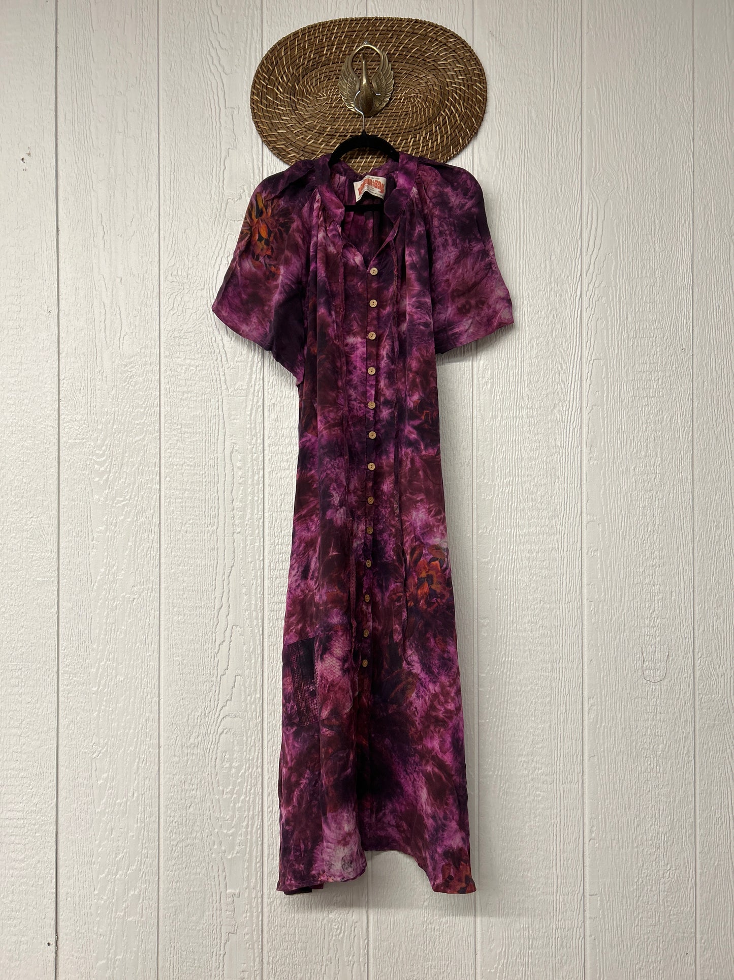 Crepe Sari Summer Woodstock Duster 0626 180