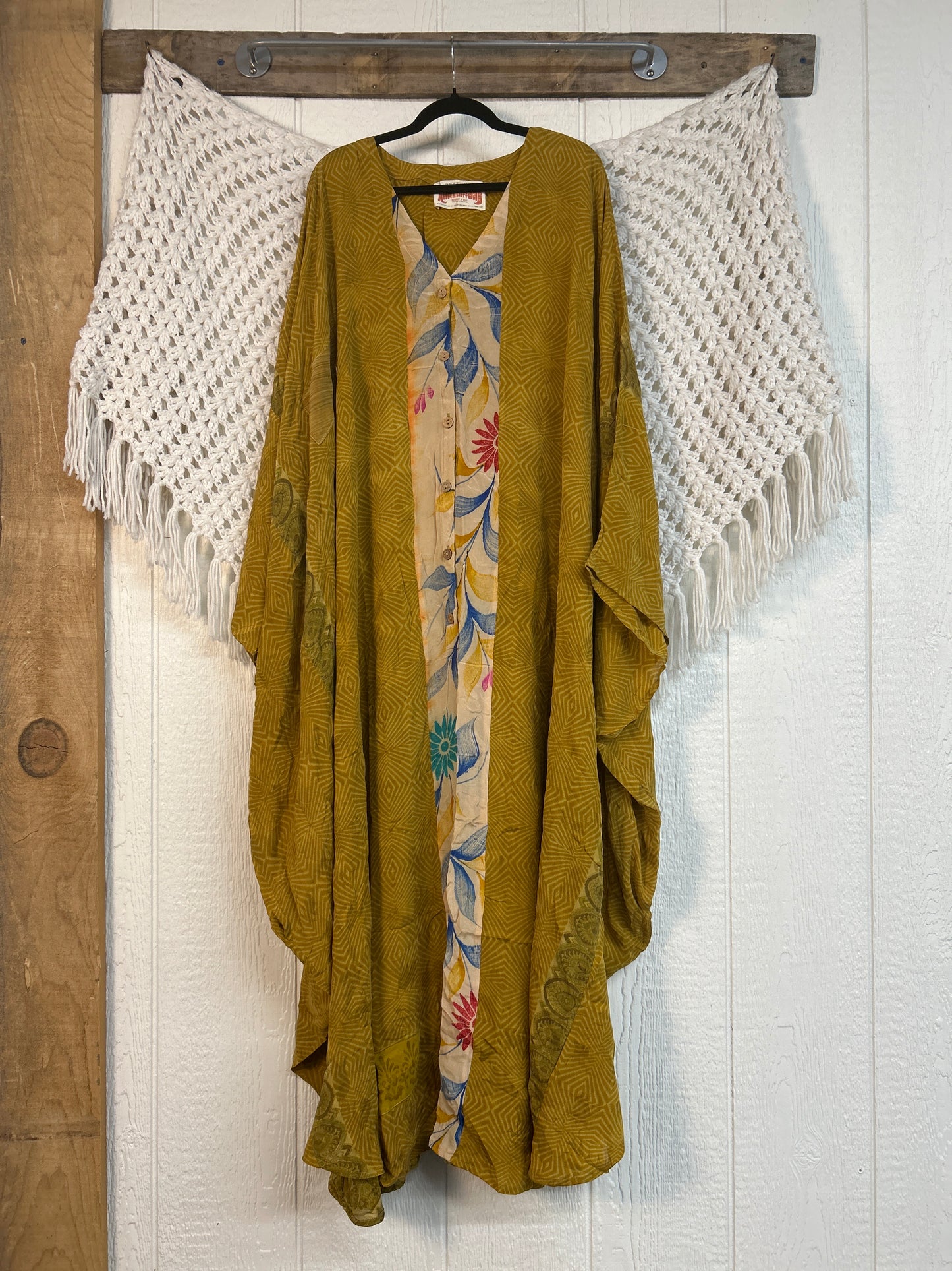 Crepe Sari Bowie Muu Dress 0826 012