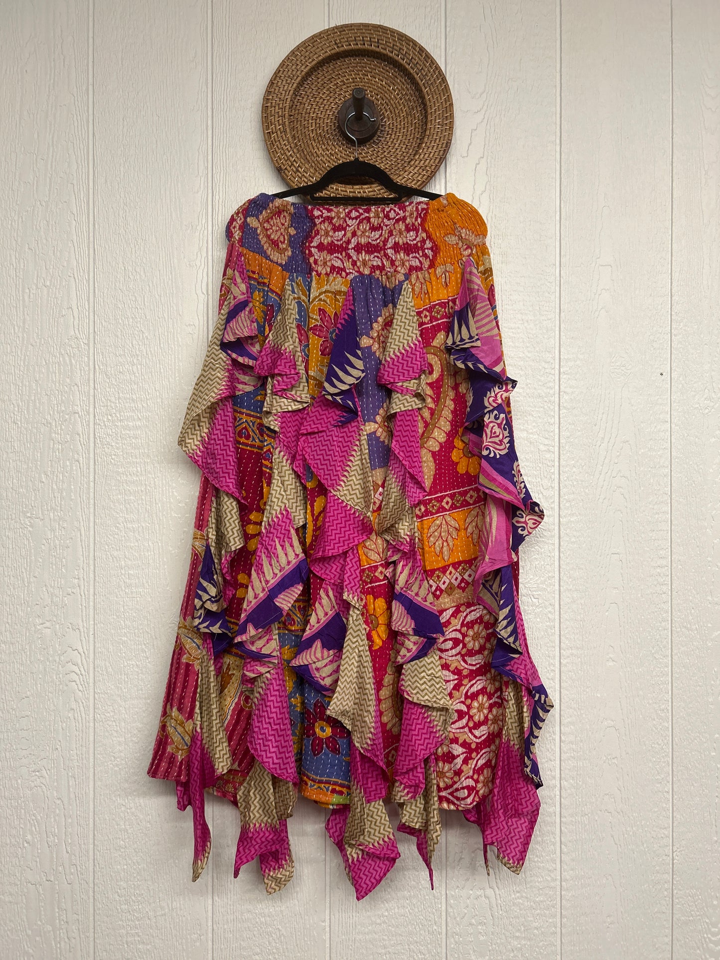 Pareo Kantha Willow Maxi Skirt 0826 084