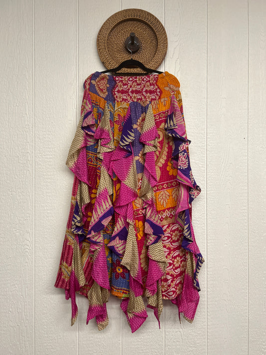 Pareo Kantha Willow Maxi Skirt 0826 084