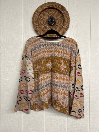 Pareo Kantha Wanderer Pocket Crop Top 0226 083