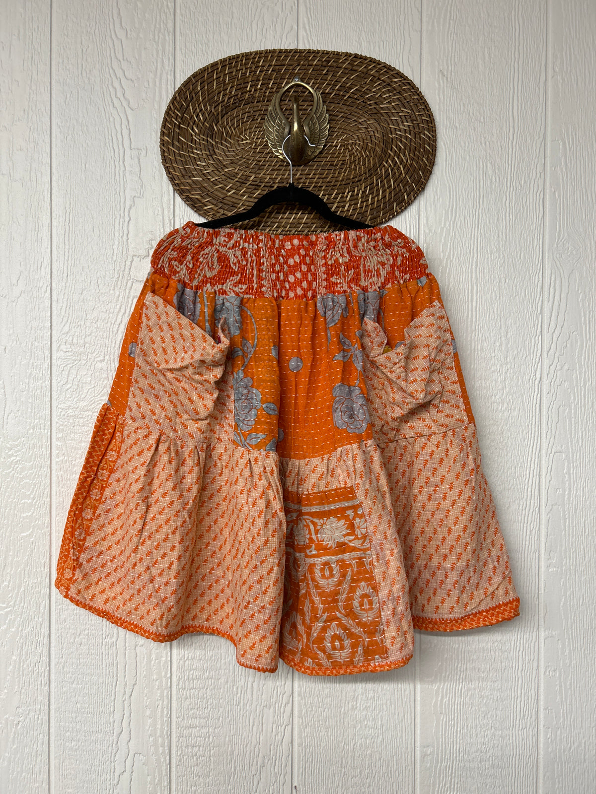 Pareo Kantha Meadow Skirt 0826 005