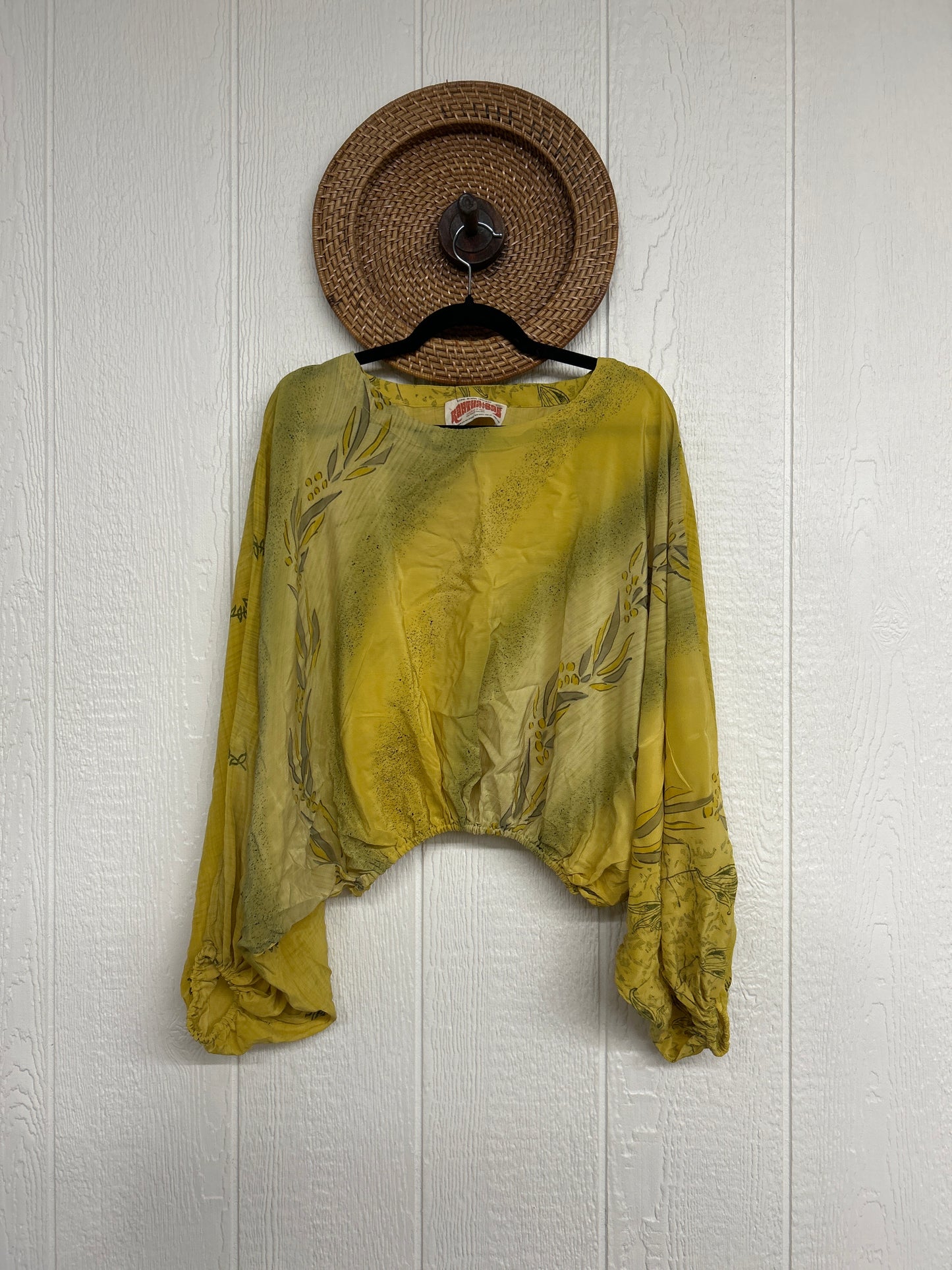 Crepe Sari Luna Crop Top 0126 062