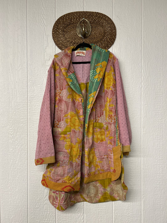 Fine Kantha Drifter Coat 1026 113