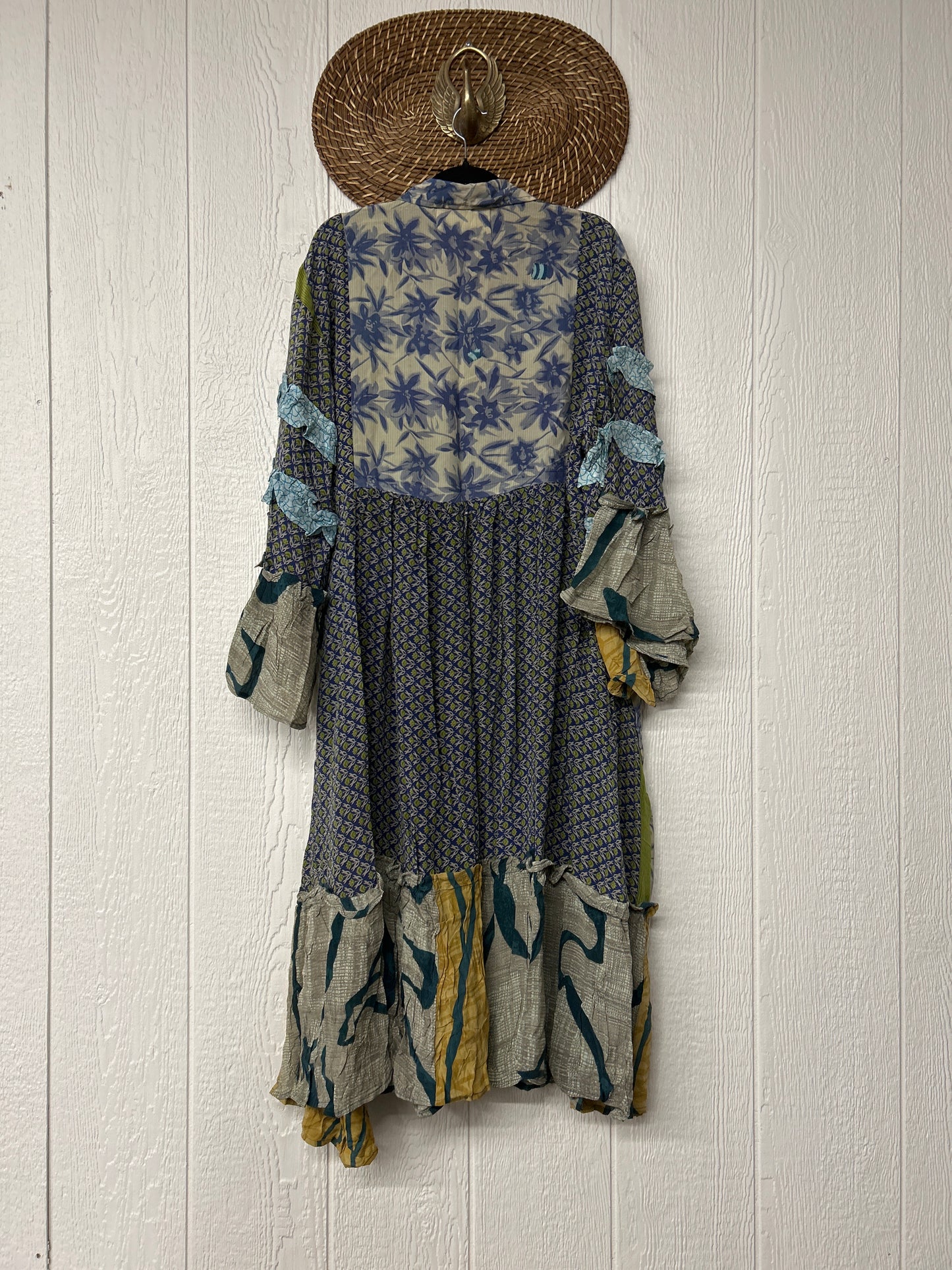 Crepe Sari Rhiannon Duster Dress 0226 031