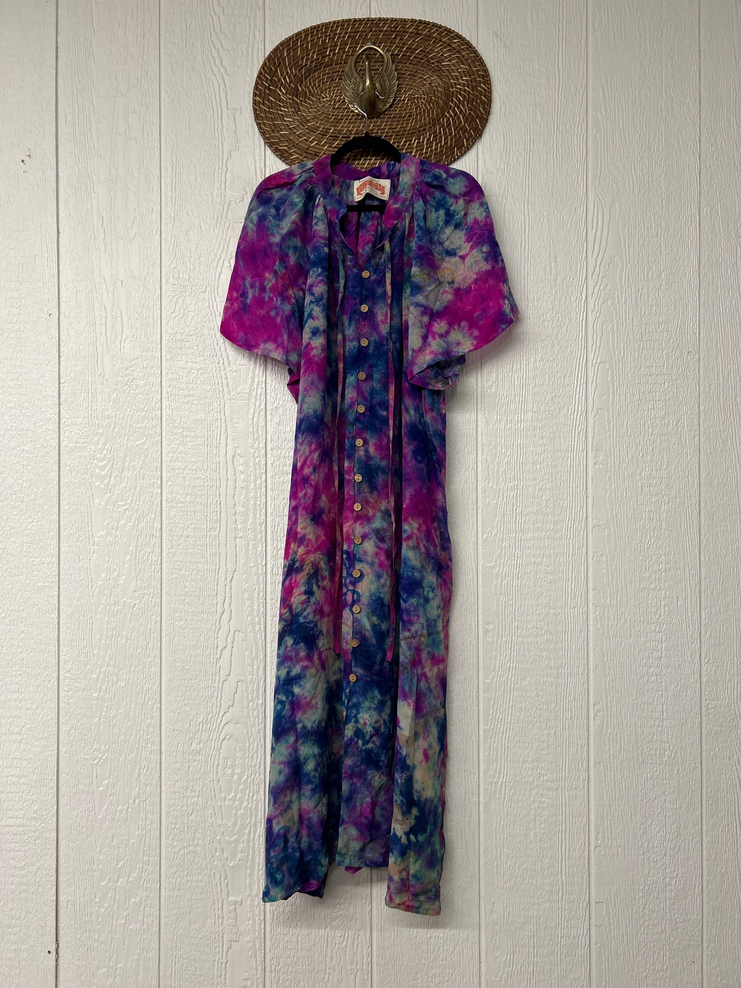 Crepe Sari Summer Woodstock Duster 0626 162