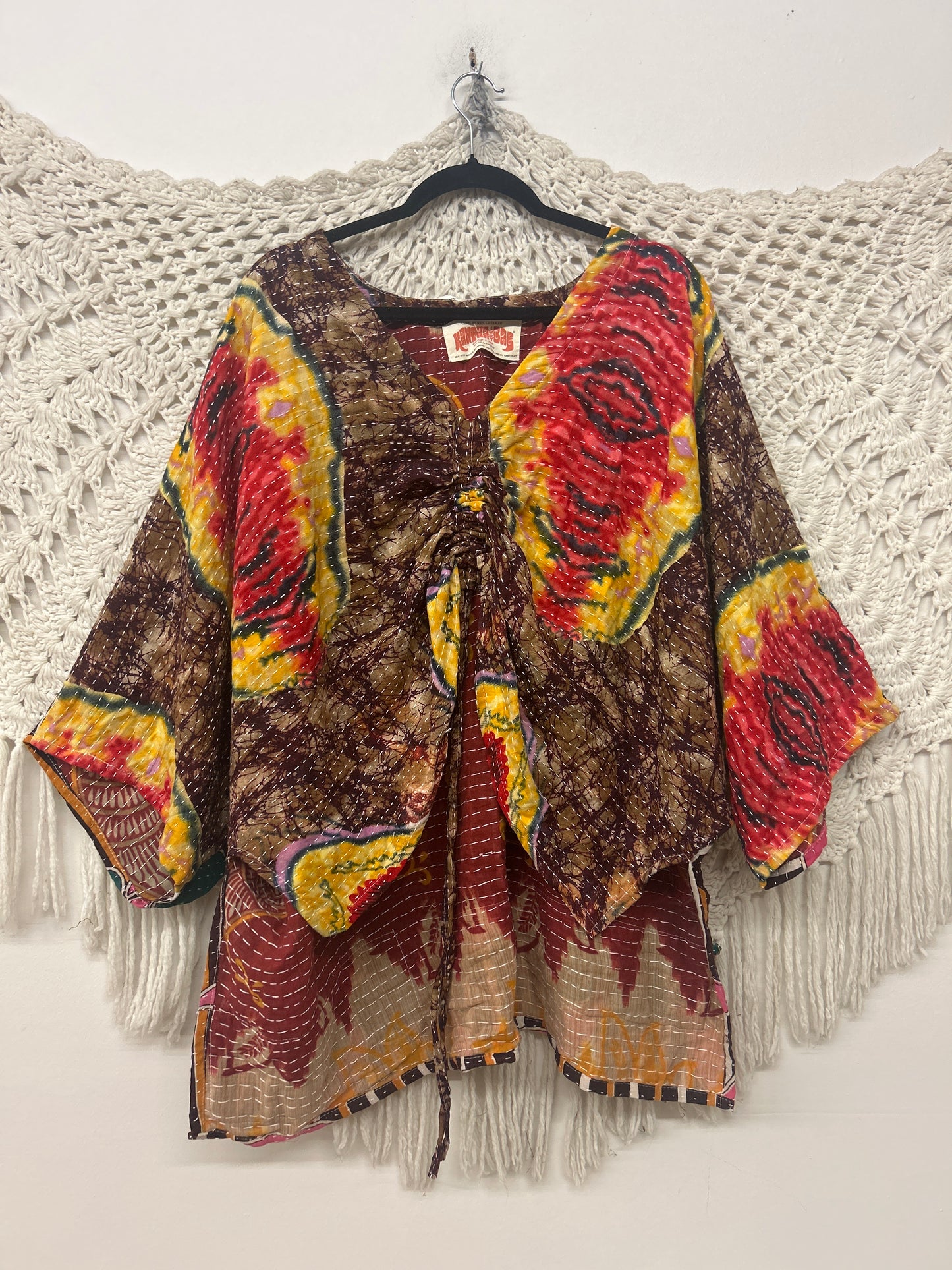 Pareo Kantha Hi-Lo Butterfly Top