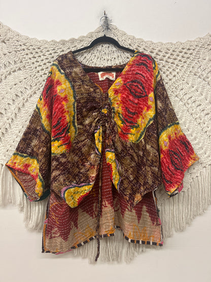 Pareo Kantha Hi-Lo Butterfly Top
