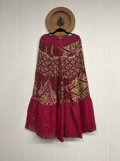 Pareo Kantha Lotus Maxi Skirt 0826 001