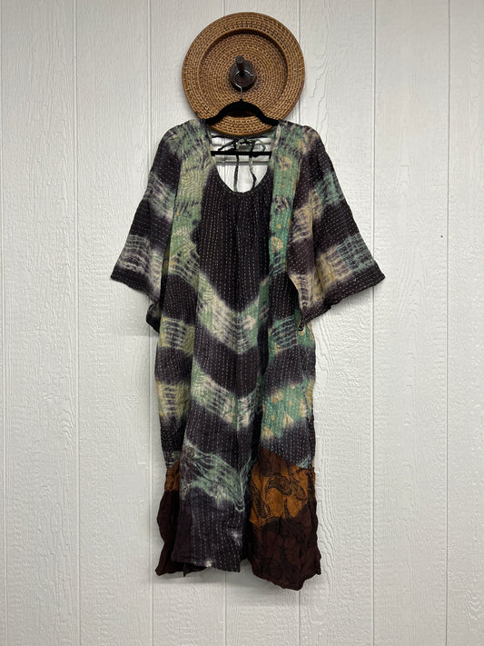 RETAIL Pareo Kantha Mystic Maxi Dress 0526 041