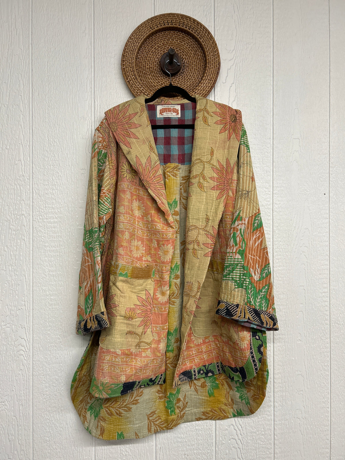 Fine Kantha Drifter Coat 1026 031