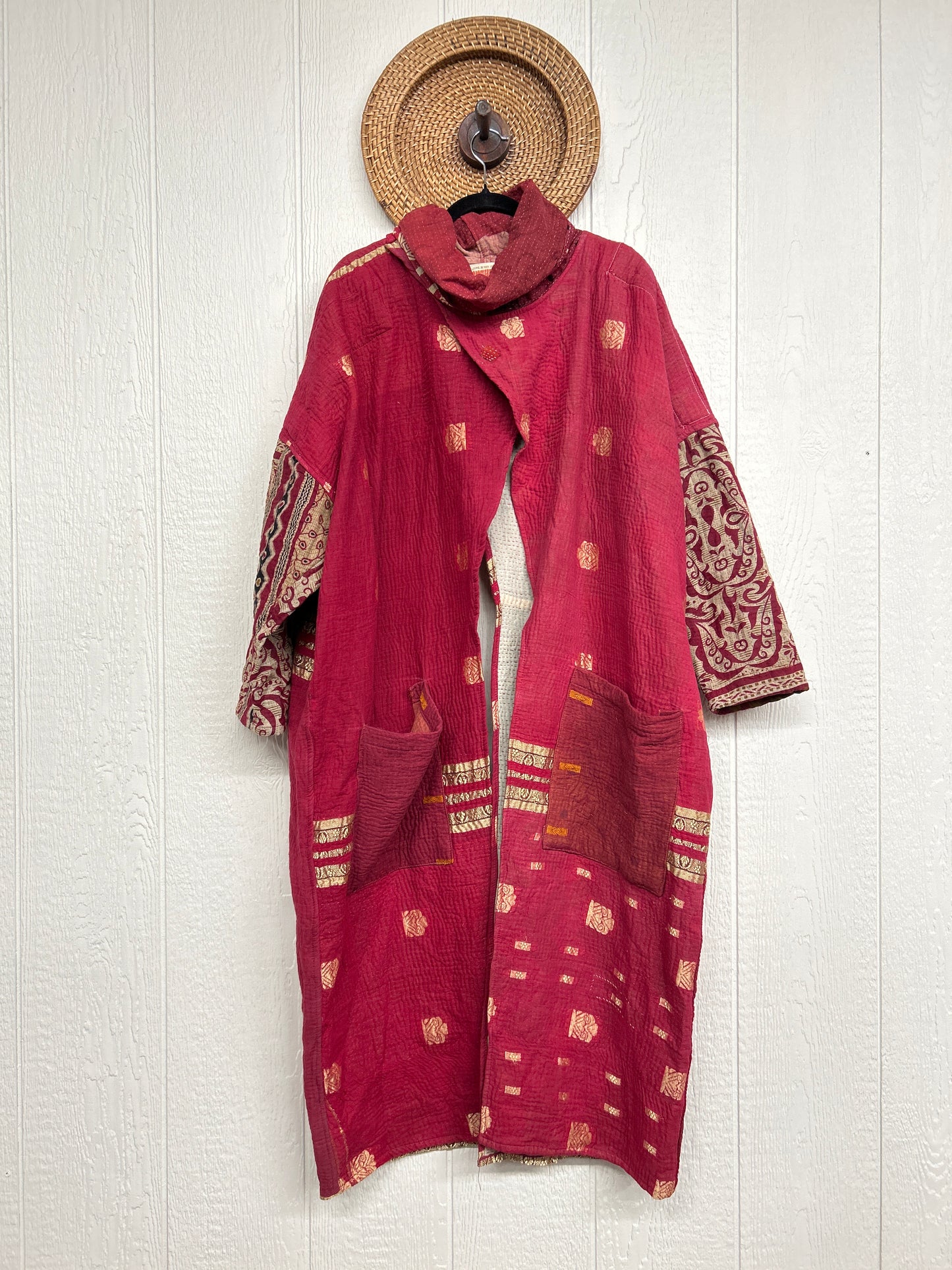 Fine Kantha Cowl Split Pullover 1225 221