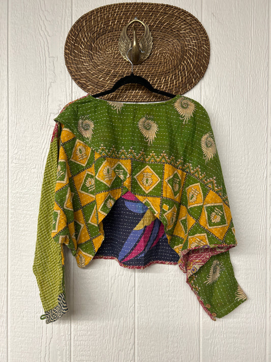 Pareo Kantha In Bloom Cropped Pullover 0326 137