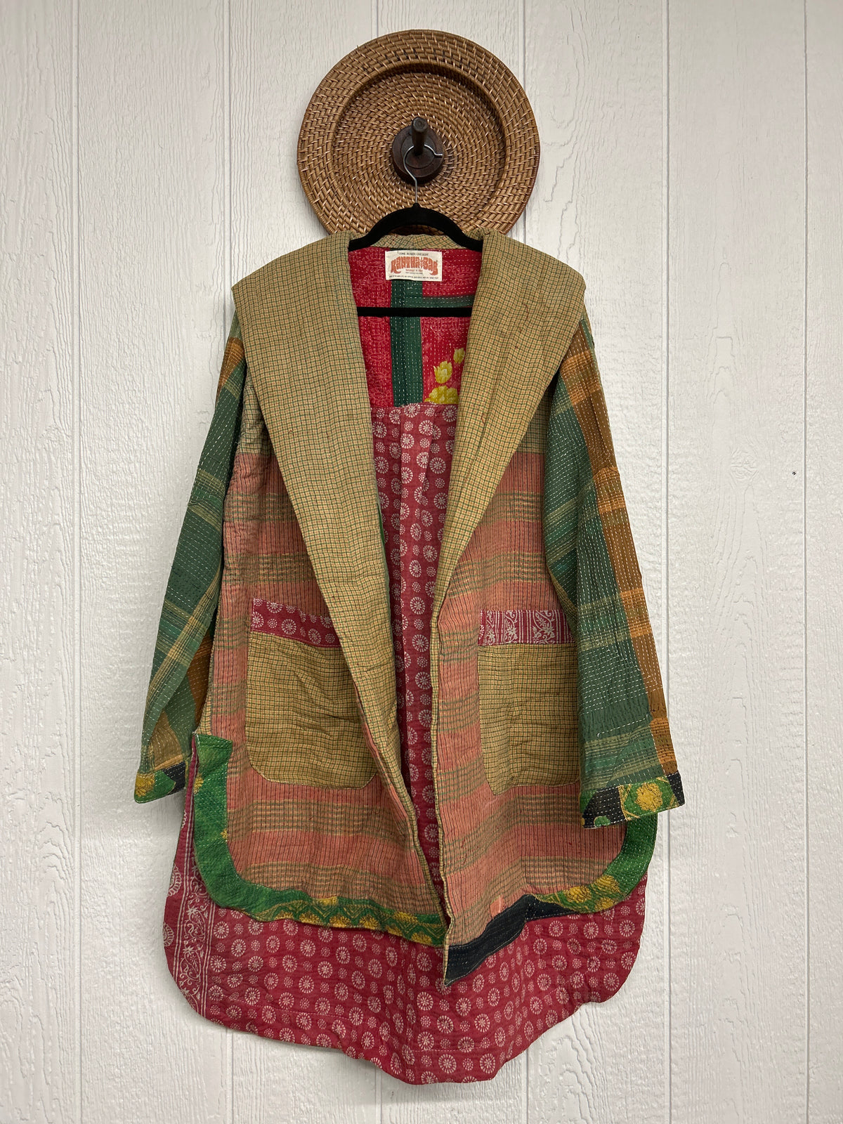 Fine Kantha Drifter Coat 1026 058
