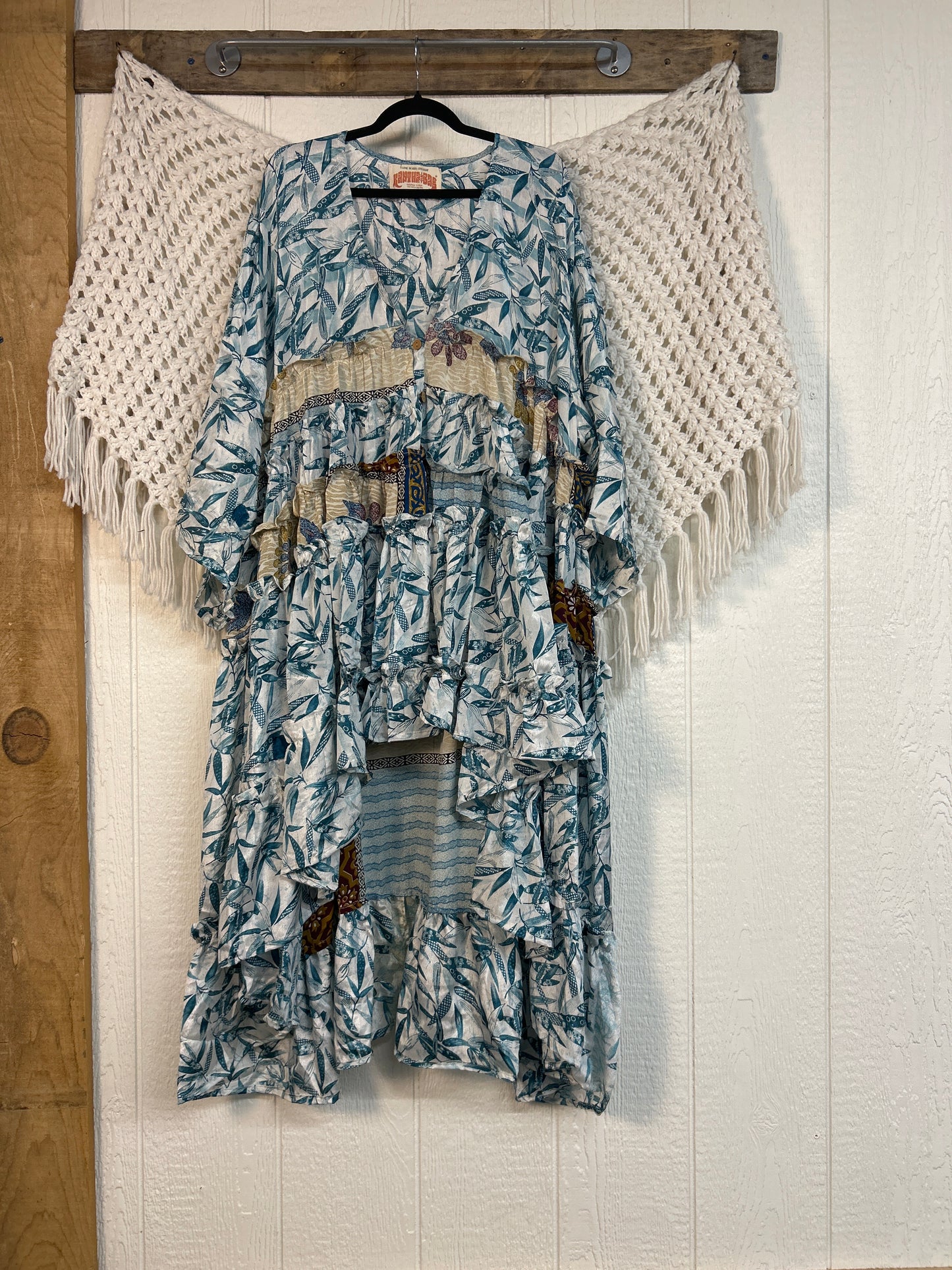 Rasgulla Sari Rhiannon Kimono 0826 063