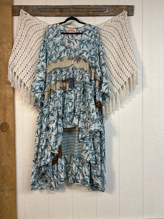 Rasgulla Sari Rhiannon Kimono 0826 063