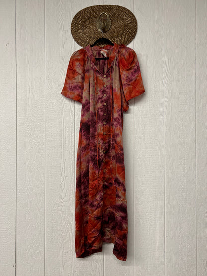 Crepe Sari Summer Woodstock Duster 0626 251