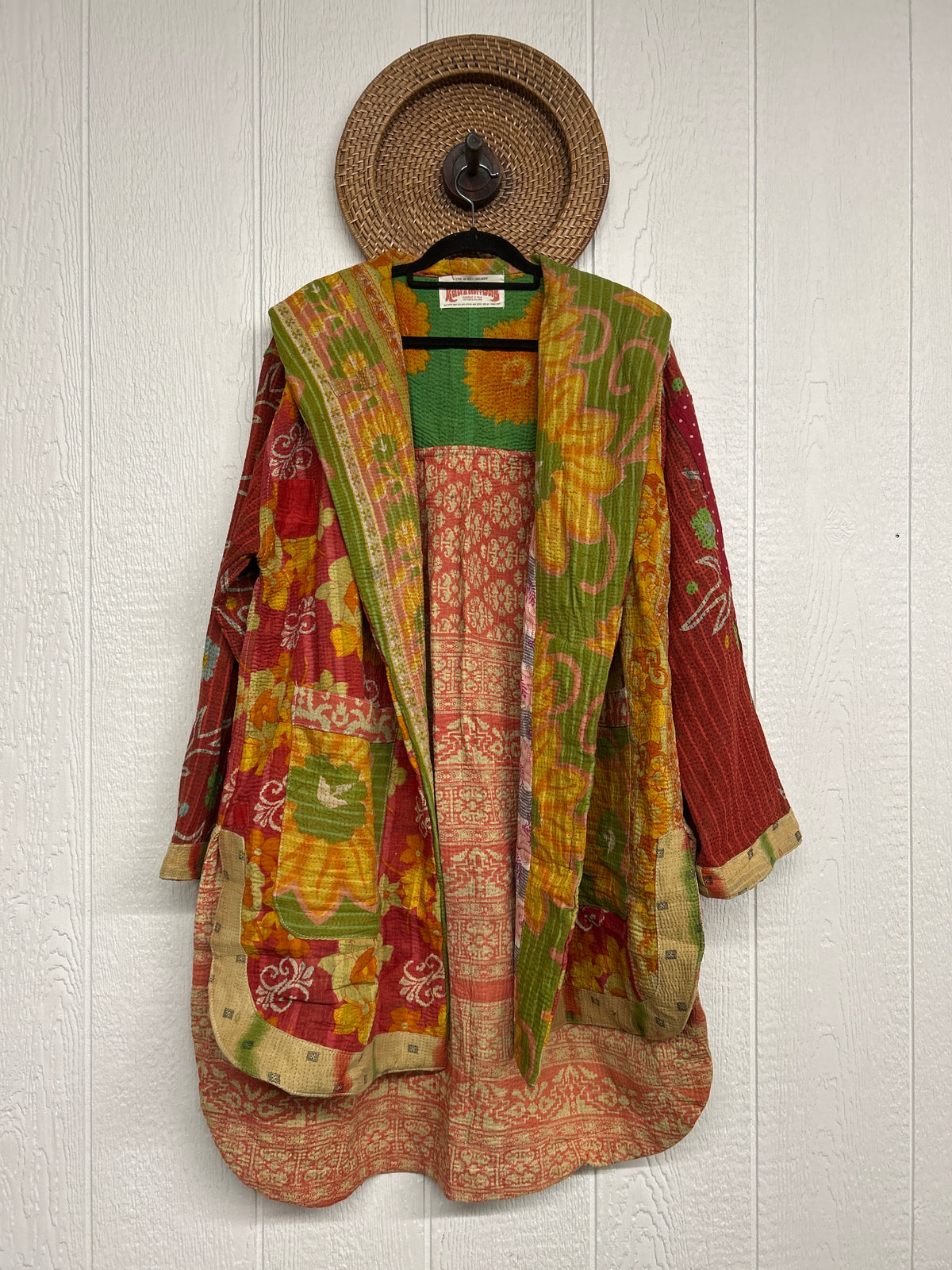 Fine Kantha Drifter Coat 1026 012