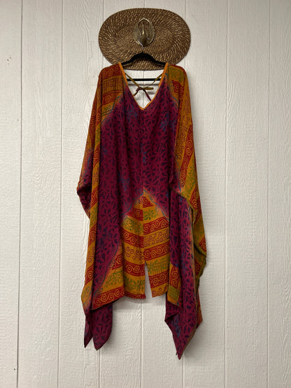 Crepe Sari Orchid Kimono 0626 011