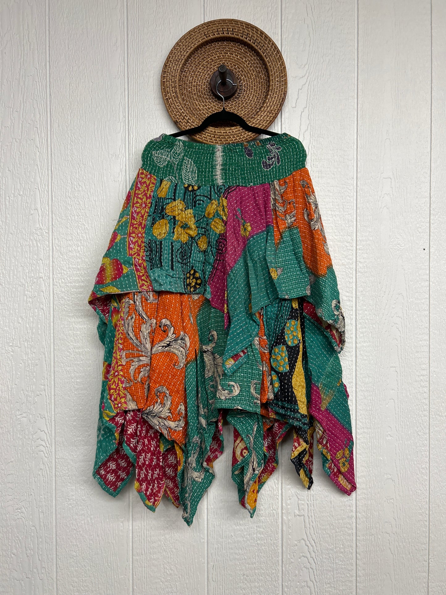 Pareo Kantha Pixie Skirt 0426 035