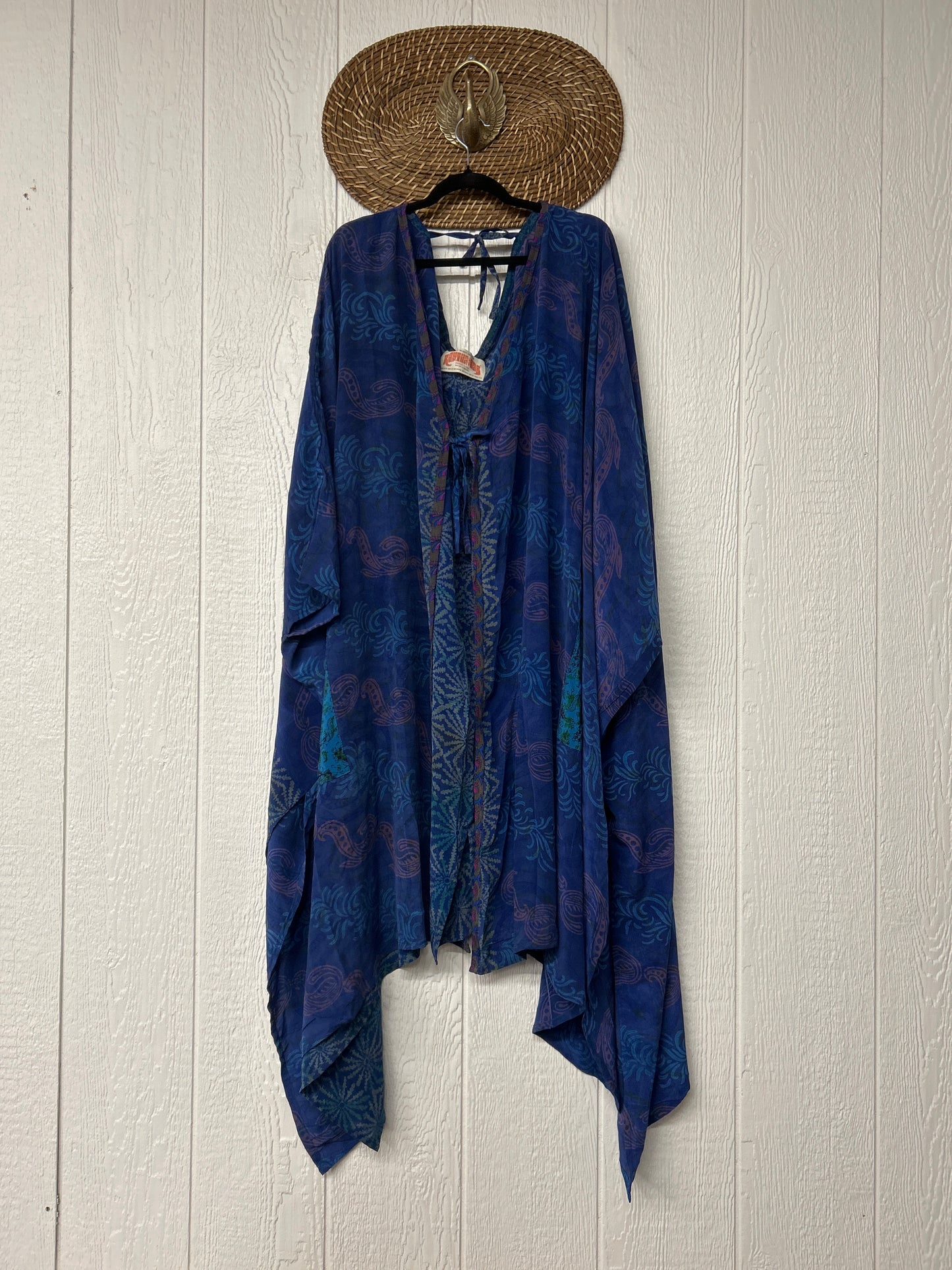 Crepe Sari Orchid Kimono 0626 031
