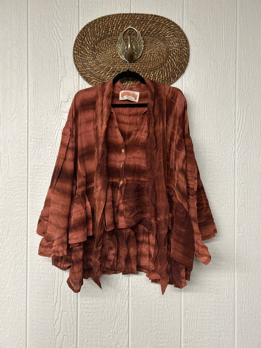 Crepe Sari Wild Rose Top 1026 159