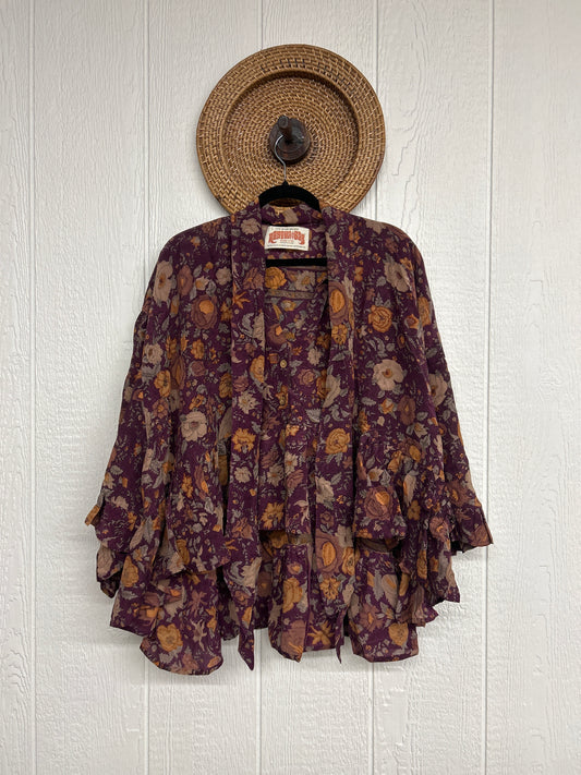 RETAIL Crepe Sari Wild Rose Top 0426 239