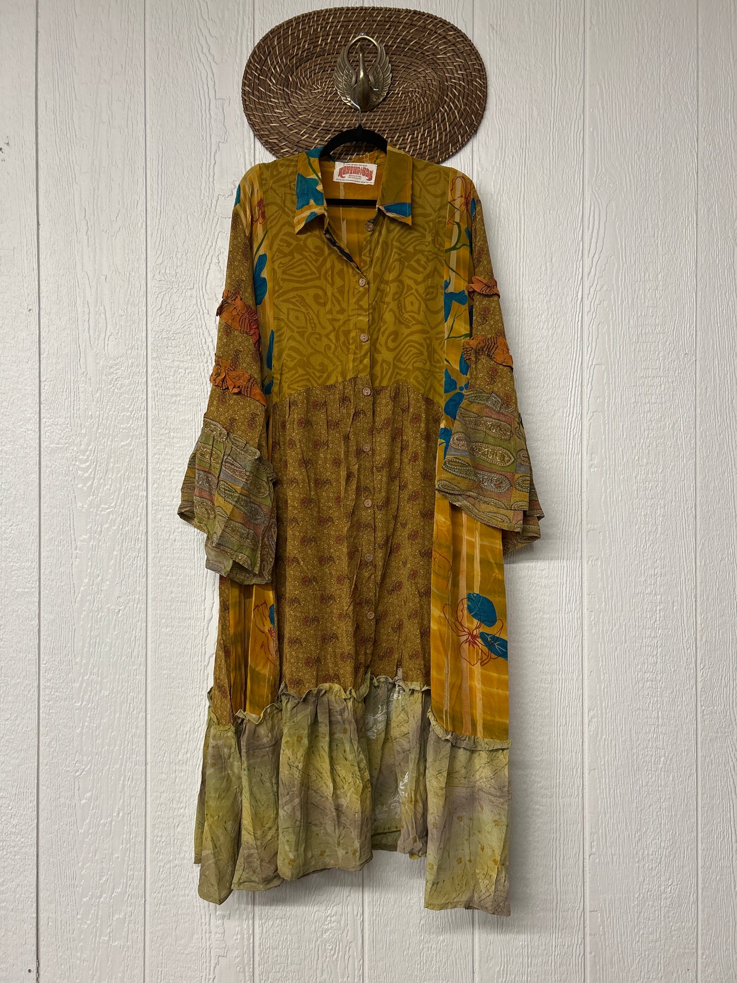 Crepe Sari Rhiannon Duster Dress 0226 055