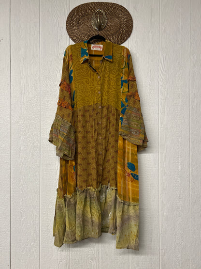 Crepe Sari Rhiannon Duster Dress 0226 055