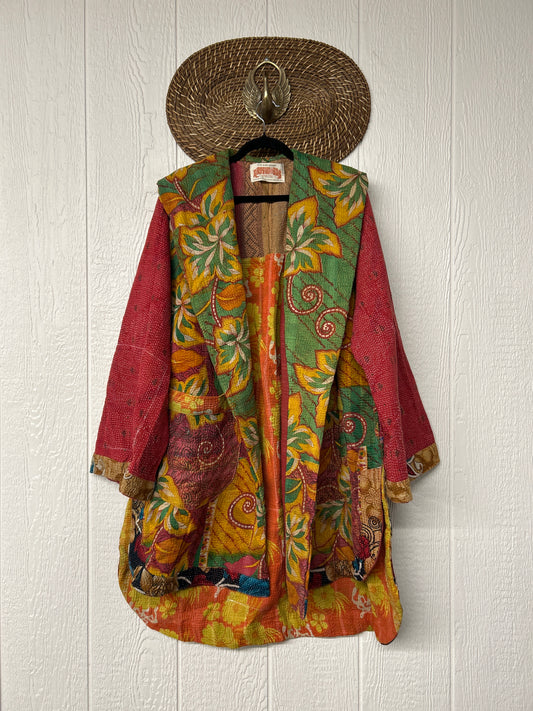 Fine Kantha Drifter Coat 1026 089