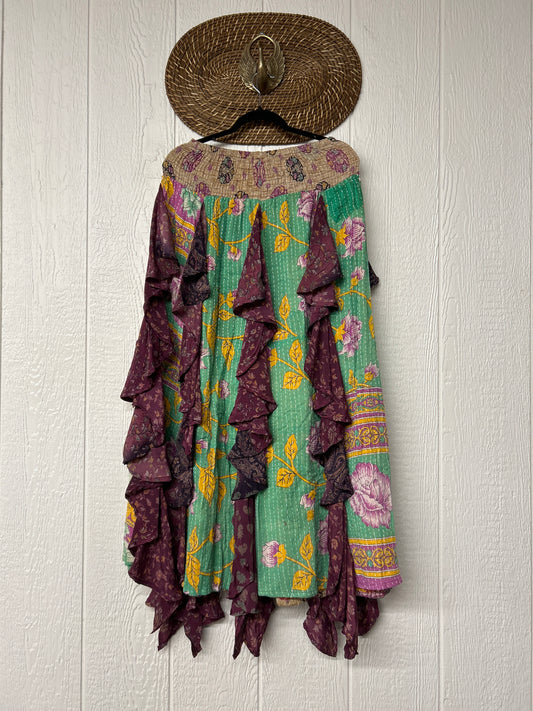 Pareo Kantha Willow Maxi Skirt 0826 123