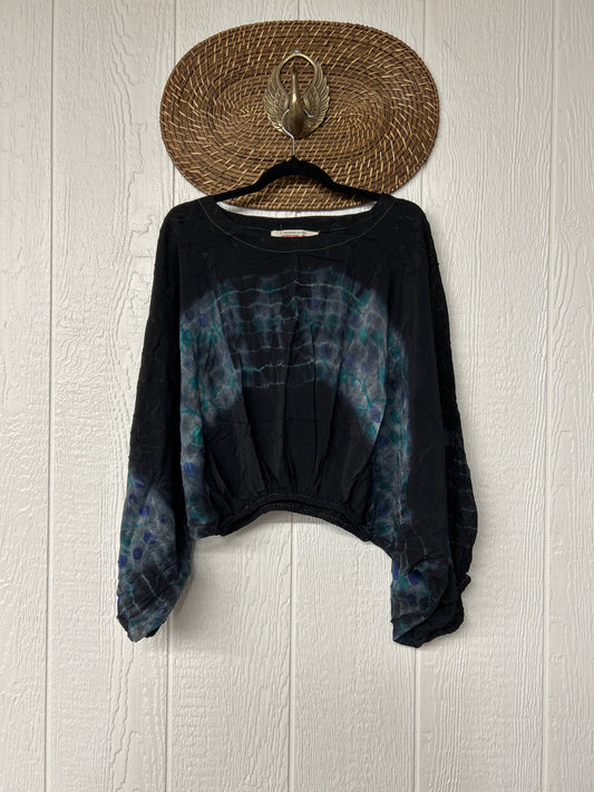 Crepe Sari Luna Crop Top 0526 006