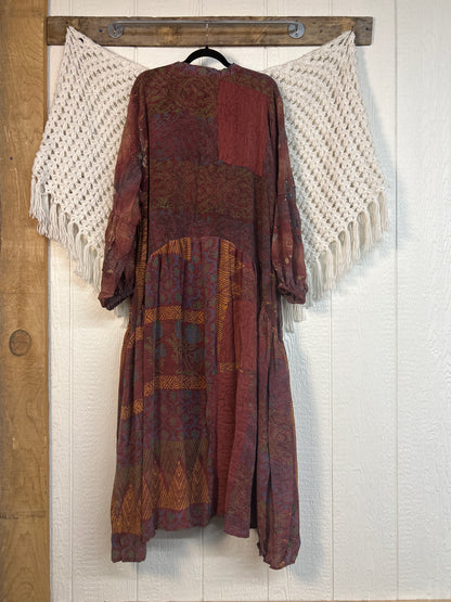 Crepe Sari Evermore Kimono 0326 073