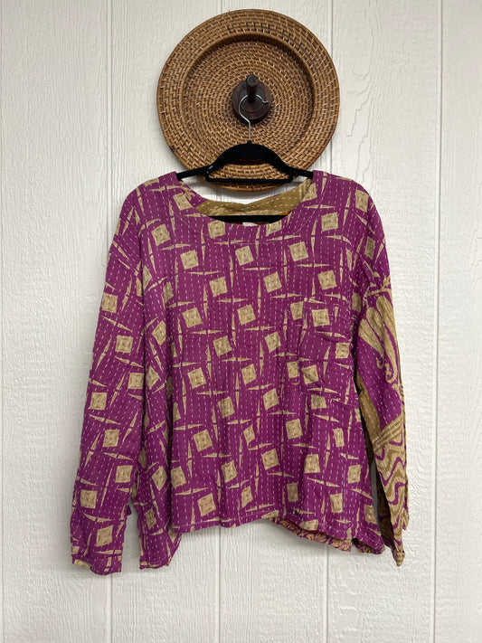 Pareo Kantha Wanderer Pocket Crop Top 0226 196