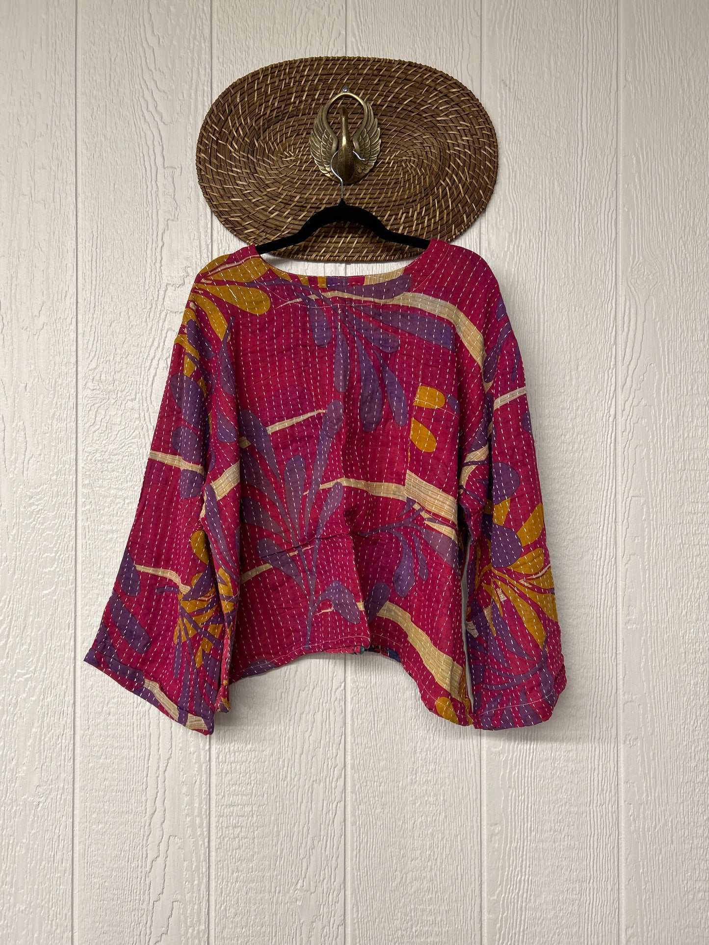 Pareo Kantha Wanderer Pocket Crop Top 0226 104