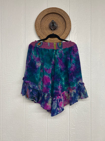 Crepe Sari Lover Cropped Culottes 0726 240