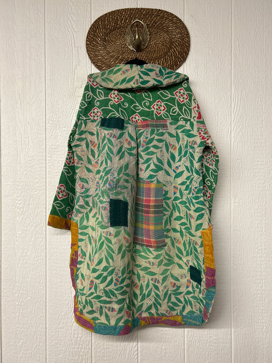 Fine Kantha Drifter Coat 1026 187