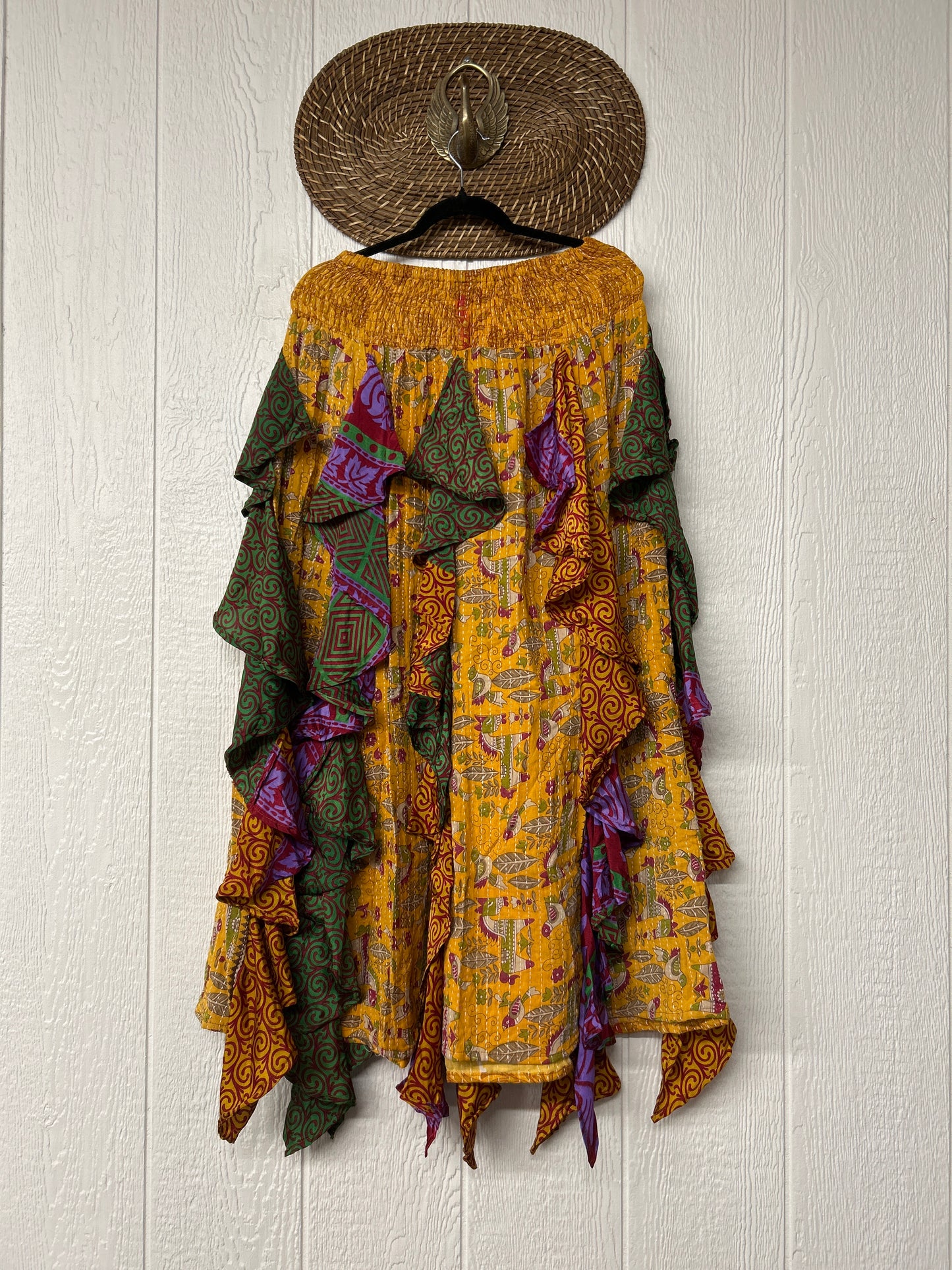 Pareo Kantha Willow Maxi Skirt 0826 161