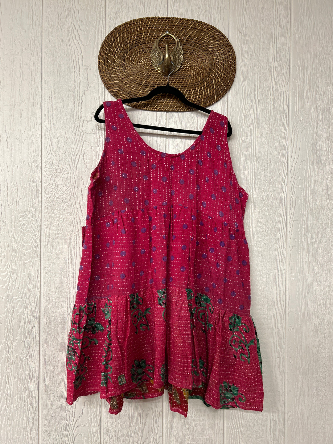 Kantha Meadow Mini Dress 0625 232