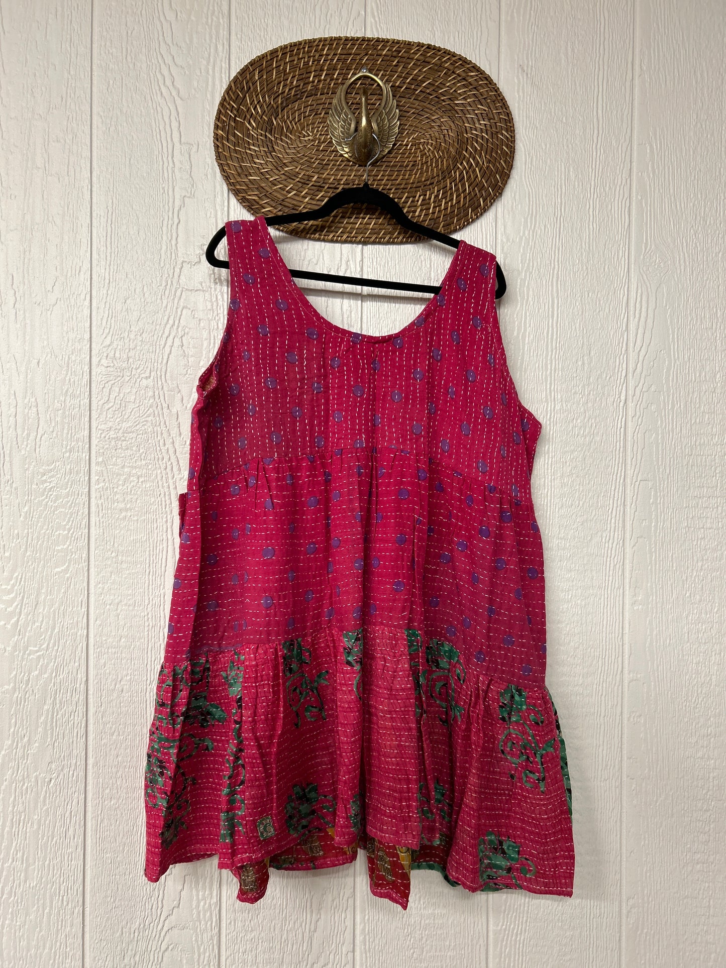 Kantha Meadow Mini Dress 0625 232