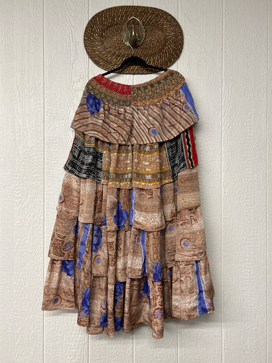 Rasgulla Sari Venus Ruffle Maxi 1125 043