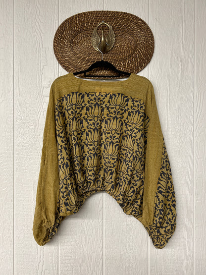 Crepe Sari Luna Crop Top 0526 014