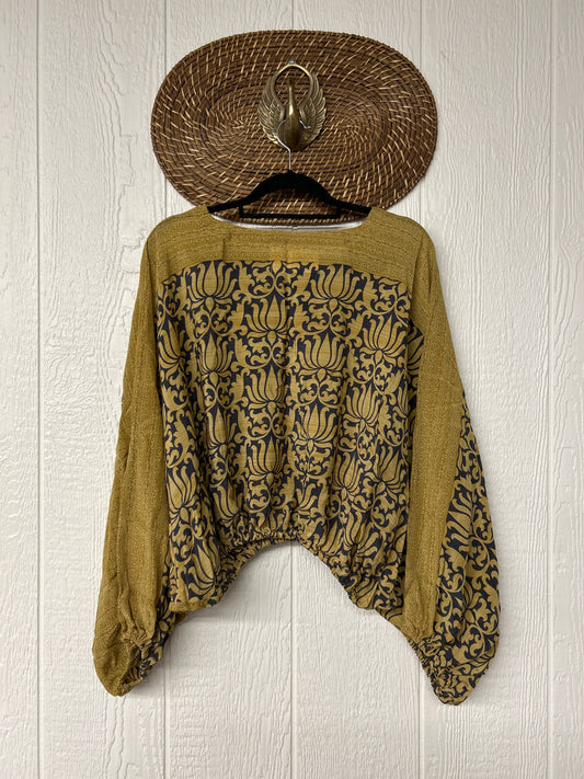 Crepe Sari Luna Crop Top 0526 014